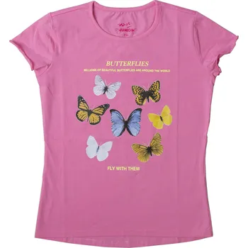 Dívčí tričko - Wolf S2114, růžová světle Barva: Růžová světlejší, Velikost: 152