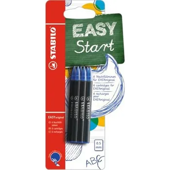 Stabilo Easy original 0,5 mm 6 ks Náplň do psacích potřeb Stabilo Easy original 0,5 mm 6 ks