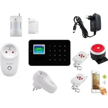 Sada domovního alarmu GSM alarm SECURITY G18 (1+1+WiFi zásuvka) P1
