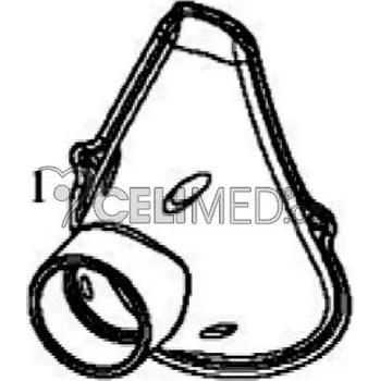 Karnevalová maska Maska pediatrická k inhalátoru JC-117