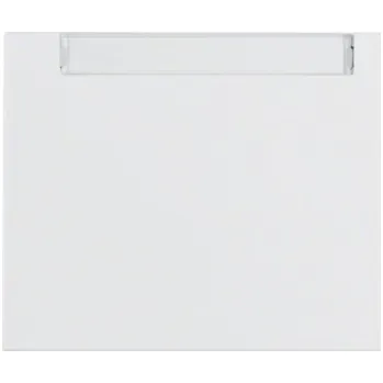 vypínač Kryt spínače s popisovým polem Berker K.1 bílá lesk 14267009