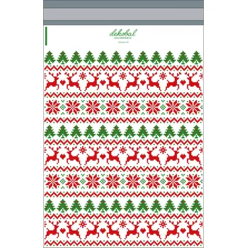 Obálka Designové plastové obálky s vánočním vzorem počet kusů: 10