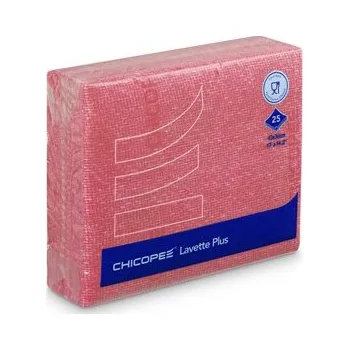 Utěrka CHICOPEE lavette plus utěrka Červená 25 ks v balení CHIC/74539/PAK