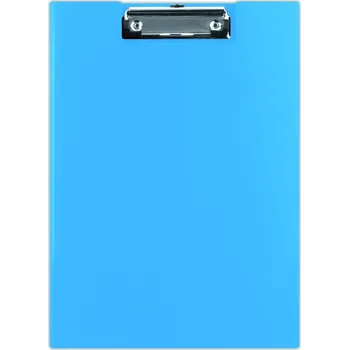 Psací podložka Psací podložka s klipem Donau, A4, PP, zavírací, modrá