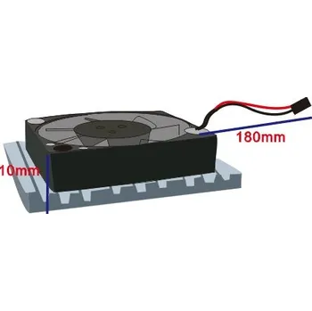 Vývojová deska Hliníkový Chladící Ventilátor pro LattePanda