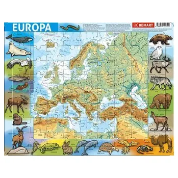 Puzzle Puzzle ramkowe - Europa fizyczna