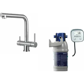 Vodovodní baterie BRITA sada filtrace vody s průtokoměrem s třícestnou baterií SIKO