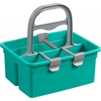 Úložný box Příruční košík s ergonomickou rukojetí - zelený