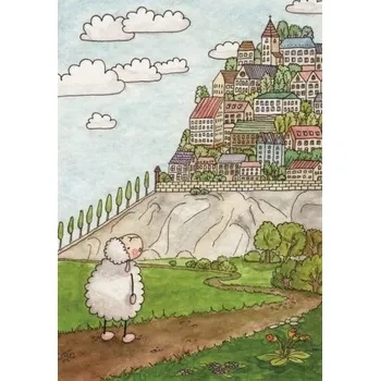 Cestování Pocztówka z kolorowanką - Nie zawali się dom - Daniel Gruber