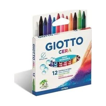Set školních potřeb Kredki woskowe Cera 12 kolorów GIOTTO