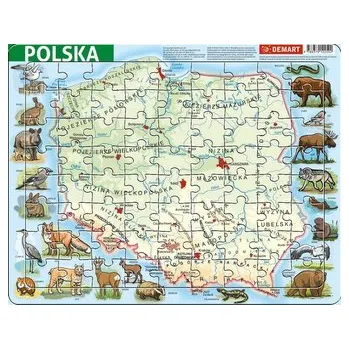 Puzzle Puzzle ramkowe - Polska fizyczna