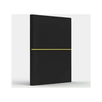 Set školních potřeb Notatnik B6 Fun S linia czarny/cytrynowy