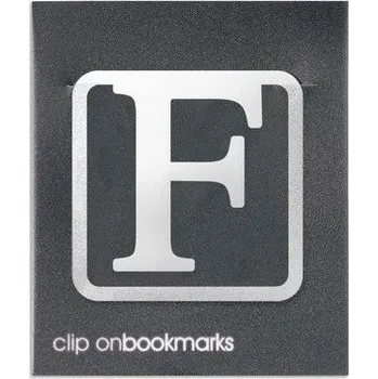 Set školních potřeb Metalowa zakładka - Litera F Clip-on