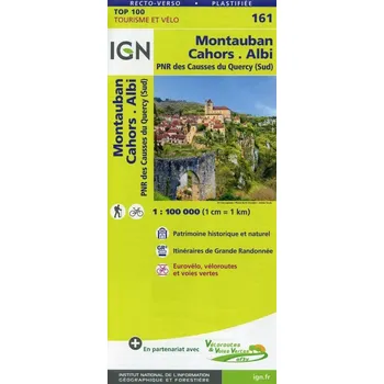 Montauban.Cahors.Albi 1:100 000