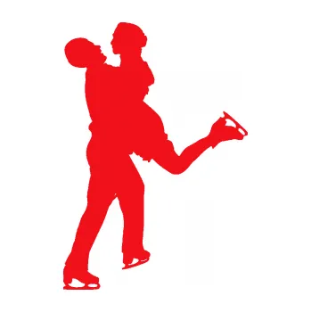 Polep vozidla SAMOLEPKA Krasobruslení 006 pravá pár (10 - červená) NA AUTO, NÁLEPKA, FÓLIE, POLEP, TUNING, VLASTNÍ TEXT, TISK, AUTOSAMOLEPKY.cz, POLEPY, OBRÁZEK, LOGO, SAMOLEPKY