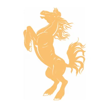 Samolepící dekorace SAMOLEPKA Kůň 045 levá (08 - béžová) NA AUTO, NÁLEPKA, FÓLIE, POLEP, TUNING, VLASTNÍ TEXT, TISK, AUTOSAMOLEPKY.cz, POLEPY, OBRÁZEK, LOGO, SAMOLEPKY