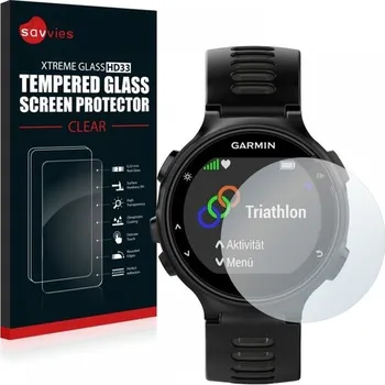 Příslušenství k chytrým hodinkám Savvies Ochranné sklo pro Garmin Forerunner 735