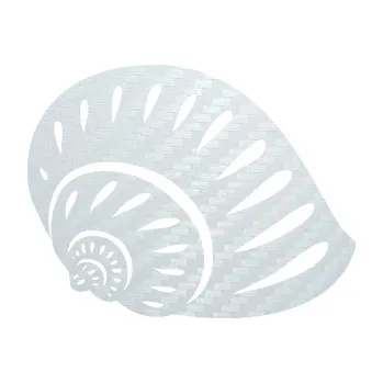 Samolepící dekorace SAMOLEPKA Mušle 004 pravá ulita (51 - 3D karbon bílý) NA AUTO, NÁLEPKA, FÓLIE, POLEP, TUNING, VLASTNÍ TEXT, TISK, AUTOSAMOLEPKY.cz, POLEPY, OBRÁZEK, LOGO, SAMOLEPKY