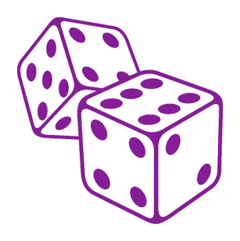 Samolepící dekorace Kostky 003 pravá hrací kostky (14 - fialová) SAMOLEPKA NA AUTO, NÁLEPKA, FÓLIE, POLEP, TUNING, VLASTNÍ TEXT, TISK, AUTOSAMOLEPKY.cz, POLEPY, OBRÁZEK, LOGO, 3D STICKERS