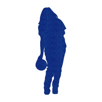 Samolepicí dekorace na vozidlo Bowling 004 levá hráčka (89 - Ultra Metalic modrá tmavá) SAMOLEPKA NA AUTO, NÁLEPKA, FÓLIE, POLEP, TUNING, VLASTNÍ TEXT, TISK, AUTOSAMOLEPKY.cz, POLEPY, OBRÁZEK, LOGO, 3D STICKERS