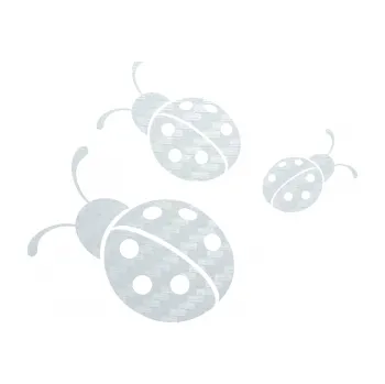 Samolepící dekorace SAMOLEPKA Berušky 001 levá (51 - 3D karbon bílý) NA AUTO, NÁLEPKA, FÓLIE, POLEP, TUNING, VLASTNÍ TEXT, TISK, AUTOSAMOLEPKY.cz, POLEPY, OBRÁZEK, LOGO, SAMOLEPKY