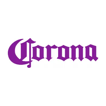 Polep vozidla SAMOLEPKA Corona - drink korona (14 - fialová) NA AUTO, NÁLEPKA, FÓLIE, POLEP, TUNING, VLASTNÍ TEXT, TISK, AUTOSAMOLEPKY.cz, POLEPY, OBRÁZEK, LOGO, SAMOLEPKY