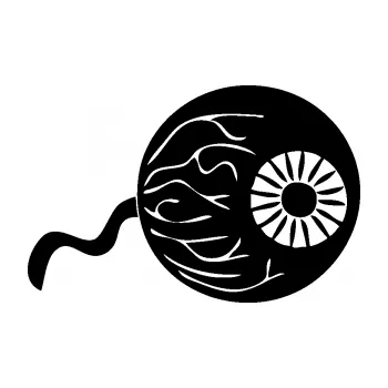 Samolepící dekorace SAMOLEPKA Halloween 020 levá vydloublé oko (01 - černá) NA AUTO, NÁLEPKA, FÓLIE, POLEP, TUNING, VLASTNÍ TEXT, TISK, AUTOSAMOLEPKY.cz, POLEPY, OBRÁZEK, LOGO, SAMOLEPKY