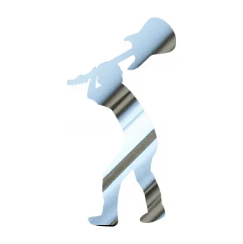 Samolepicí dekorace na vozidlo Music 004 levá rocker kytarista (80 - chrom fólie stříbrná zrcadlová) SAMOLEPKA NA AUTO, NÁLEPKA, FÓLIE, POLEP, TUNING, VLASTNÍ TEXT, TISK, AUTOSAMOLEPKY.cz, POLEPY, OBRÁZEK, LOGO, 3D STICKERS