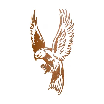 Samolepicí dekorace na vozidlo Predators 086 levá (44 - měděná metalíza) SAMOLEPKA NA AUTO, NÁLEPKA, FÓLIE, POLEP, TUNING, VLASTNÍ TEXT, TISK, AUTOSAMOLEPKY.cz, POLEPY, OBRÁZEK, LOGO, 3D STICKERS