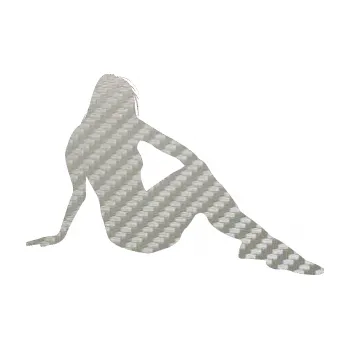 Polep vozidla Erotická žena 048 pravá (52 - 3D karbon stříbrný) SAMOLEPKA NA AUTO, NÁLEPKA, FÓLIE, POLEP, TUNING, VLASTNÍ TEXT, TISK, AUTOSAMOLEPKY.cz, POLEPY, OBRÁZEK, LOGO, 3D STICKERS