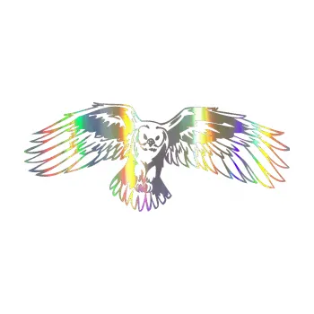 Samolepicí dekorace na vozidlo Predators 077 pravá sova (93 - Holografická) SAMOLEPKA NA AUTO, NÁLEPKA, FÓLIE, POLEP, TUNING, VLASTNÍ TEXT, TISK, AUTOSAMOLEPKY.cz, POLEPY, OBRÁZEK, LOGO, 3D STICKERS