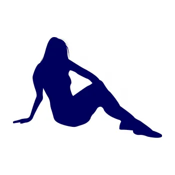 Polep vozidla Erotická žena 048 pravá (23 - tmavě modrá) SAMOLEPKA NA AUTO, NÁLEPKA, FÓLIE, POLEP, TUNING, VLASTNÍ TEXT, TISK, AUTOSAMOLEPKY.cz, POLEPY, OBRÁZEK, LOGO, 3D STICKERS