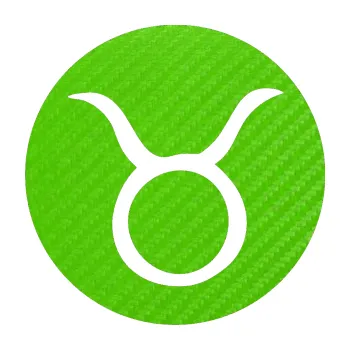 Samolepící dekorace SAMOLEPKA Býk zvěrokruh 001 - horoskop (58 - 3D karbon zelený kawasaki) NA AUTO, NÁLEPKA, FÓLIE, POLEP, TUNING, VLASTNÍ TEXT, TISK, AUTOSAMOLEPKY.cz, POLEPY, OBRÁZEK, LOGO, SAMOLEPKY