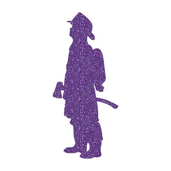 Samolepící dekorace SAMOLEPKA Hasič 002 levá (87 - Ultra Metalic fialová) NA AUTO, NÁLEPKA, FÓLIE, POLEP, TUNING, VLASTNÍ TEXT, TISK, AUTOSAMOLEPKY.cz, POLEPY, OBRÁZEK, LOGO, SAMOLEPKY