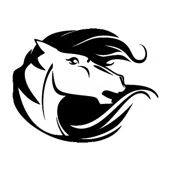 Samolepící dekorace SAMOLEPKA Kůň 070 pravá hlava s vlající hřívou (01 - černá) NA AUTO, NÁLEPKA, FÓLIE, POLEP, TUNING, VLASTNÍ TEXT, TISK, AUTOSAMOLEPKY.cz, POLEPY, OBRÁZEK, LOGO, SAMOLEPKY