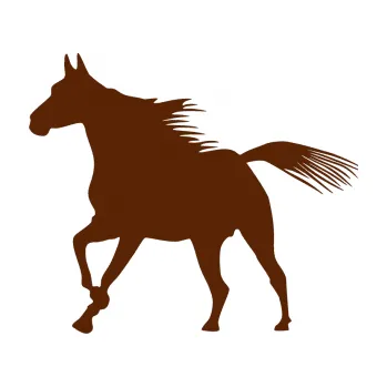 Samolepící dekorace Kůň 010 levá (15 - hnědá) SAMOLEPKA NA AUTO, NÁLEPKA, FÓLIE, POLEP, TUNING, VLASTNÍ TEXT, TISK, AUTOSAMOLEPKY.cz, POLEPY, OBRÁZEK, LOGO, 3D STICKERS