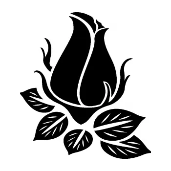 Samolepící dekorace SAMOLEPKA Květina dekor 018 pravá růže (01 - černá) NA AUTO, NÁLEPKA, FÓLIE, POLEP, TUNING, VLASTNÍ TEXT, TISK, AUTOSAMOLEPKY.cz, POLEPY, OBRÁZEK, LOGO, SAMOLEPKY