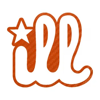 Autodoplněk Samolepka na auto ILL 002 (54 - 3D karbon oranžový) NÁLEPKA, FÓLIE, POLEPY, TUNING, VLASTNÍ TEXT, TISK, AUTOSAMOLEPKY.cz, SAMOLEPKY, OBRÁZEK, LOGO, VÝROBA, PRODEJ