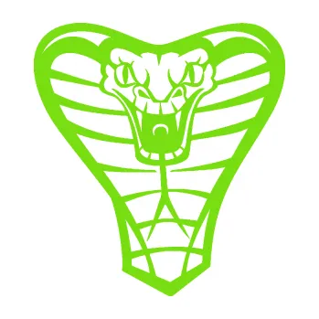 Samolepící dekorace Cobra 004 (04 - zelená kawasaki) SAMOLEPKA NA AUTO, NÁLEPKA, FÓLIE, POLEP, TUNING, VLASTNÍ TEXT, TISK, AUTOSAMOLEPKY.cz, POLEPY, OBRÁZEK, LOGO, 3D STICKERS