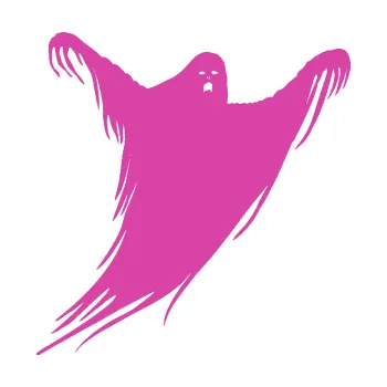 Samolepící dekorace SAMOLEPKA Duch 005 pravá (16 - růžová) NA AUTO, NÁLEPKA, FÓLIE, POLEP, TUNING, VLASTNÍ TEXT, TISK, AUTOSAMOLEPKY.cz, POLEPY, OBRÁZEK, LOGO, SAMOLEPKY