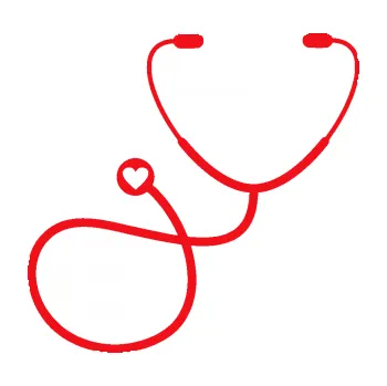 Samolepící dekorace SAMOLEPKA Fonendoskop 001 pravá (10 - červená) NA AUTO, NÁLEPKA, FÓLIE, POLEP, TUNING, VLASTNÍ TEXT, TISK, AUTOSAMOLEPKY.cz, POLEPY, OBRÁZEK, LOGO, SAMOLEPKY