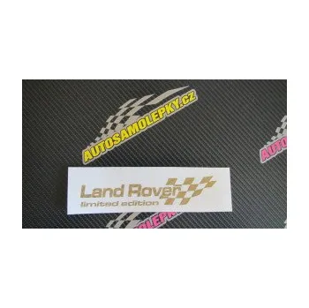 Polep vozidla SAMOLEPKA Land Rover limited edition pravá (10 - červená) NA AUTO, NÁLEPKA, FÓLIE, POLEP, TUNING, VLASTNÍ TEXT, TISK, AUTOSAMOLEPKY.cz, POLEPY, OBRÁZEK, LOGO, SAMOLEPKY