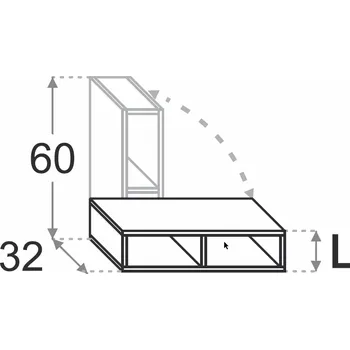 Kuchyňská skříňka Kuchyňská skříňka Duo XL WB25UNI18/600
