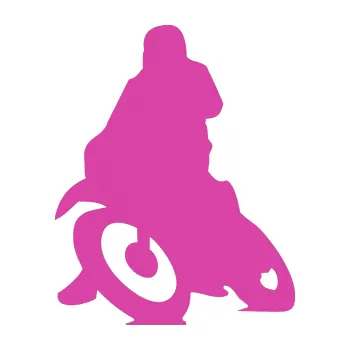 Samolepící dekorace Motorka 002 levá silniční motorky (16 - růžová) SAMOLEPKA NA AUTO, NÁLEPKA, FÓLIE, POLEP, TUNING, VLASTNÍ TEXT, TISK, AUTOSAMOLEPKY.cz, POLEPY, OBRÁZEK, LOGO, 3D STICKERS