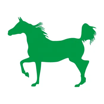 Samolepící dekorace Kůň 009 levá (12 - zelená) SAMOLEPKA NA AUTO, NÁLEPKA, FÓLIE, POLEP, TUNING, VLASTNÍ TEXT, TISK, AUTOSAMOLEPKY.cz, POLEPY, OBRÁZEK, LOGO, 3D STICKERS