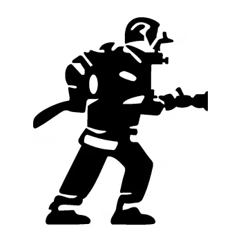 Samolepící dekorace SAMOLEPKA Hasič 013 pravá (01 - černá) NA AUTO, NÁLEPKA, FÓLIE, POLEP, TUNING, VLASTNÍ TEXT, TISK, AUTOSAMOLEPKY.cz, POLEPY, OBRÁZEK, LOGO, SAMOLEPKY