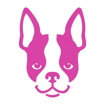 Polep vozidla Pes 066 Bostonský teriér (16 - růžová) SAMOLEPKA NA AUTO, NÁLEPKA, FÓLIE, POLEP, TUNING, VLASTNÍ TEXT, TISK, AUTOSAMOLEPKY.cz, POLEPY, OBRÁZEK, LOGO, 3D STICKERS