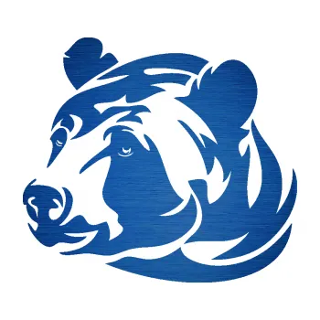 Samolepící dekorace SAMOLEPKA Medvěd 007 levá hlava (65 - škrábaný kov modrý) NA AUTO, NÁLEPKA, FÓLIE, POLEP, TUNING, VLASTNÍ TEXT, TISK, AUTOSAMOLEPKY.cz, POLEPY, OBRÁZEK, LOGO, SAMOLEPKY