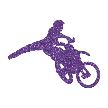 Samolepící dekorace SAMOLEPKA Motorka 030 pravá motokros (87 - Ultra Metalic fialová) NA AUTO, NÁLEPKA, FÓLIE, POLEP, TUNING, VLASTNÍ TEXT, TISK, AUTOSAMOLEPKY.cz, POLEPY, OBRÁZEK, LOGO, SAMOLEPKY