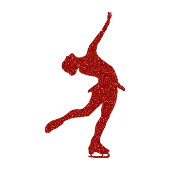 Polep vozidla Krasobruslení 004 pravá krasobruslařka (86 - Ultra Metalic červená) SAMOLEPKA NA AUTO, NÁLEPKA, FÓLIE, POLEP, TUNING, VLASTNÍ TEXT, TISK, AUTOSAMOLEPKY.cz, POLEPY, OBRÁZEK, LOGO, 3D STICKERS